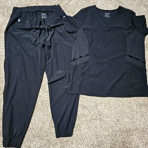 Hanes womens scrubs XL